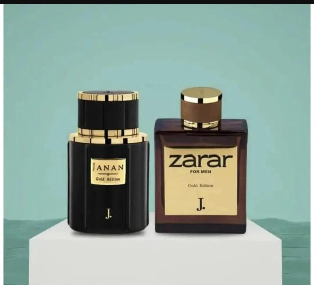 Unisex Perfume Pack Janan & Zarar 100ml Gold Edition