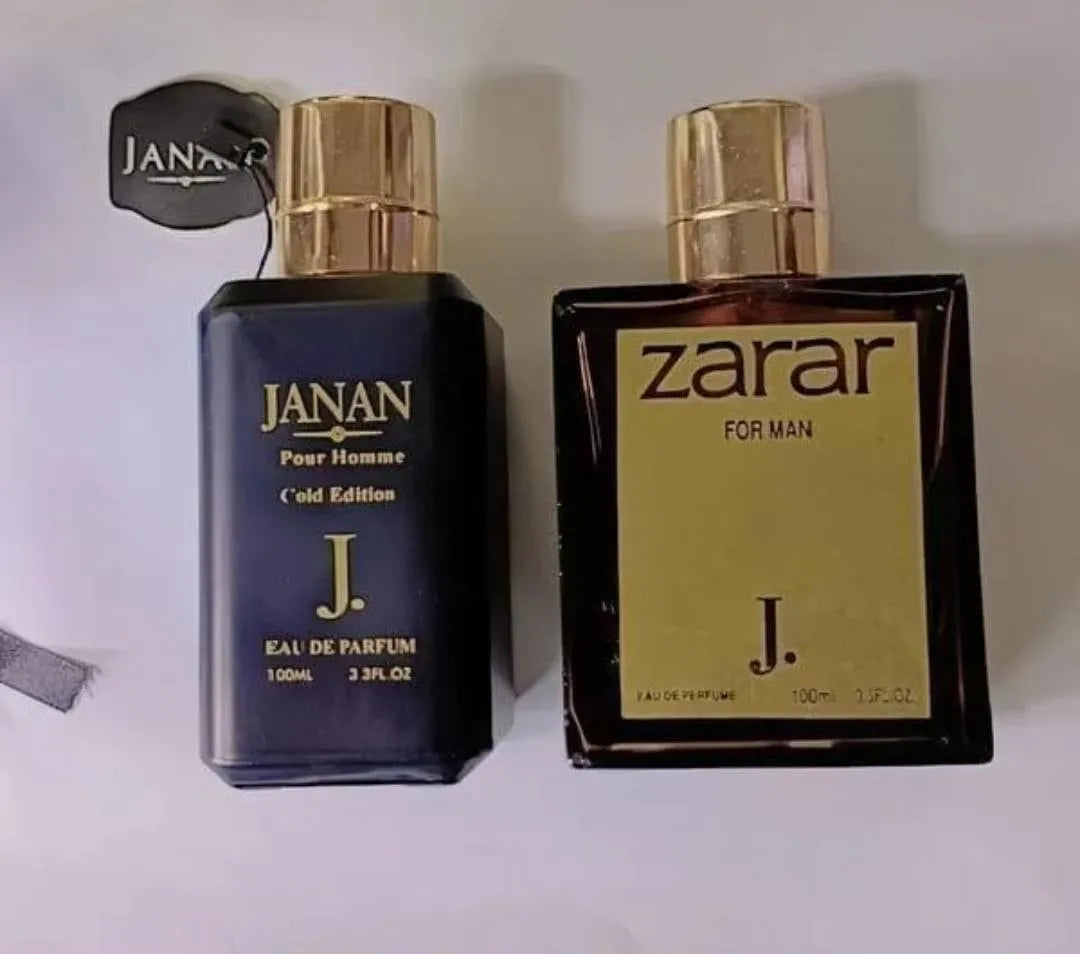 Unisex Perfume Pack Janan & Zarar 100ml Gold Edition